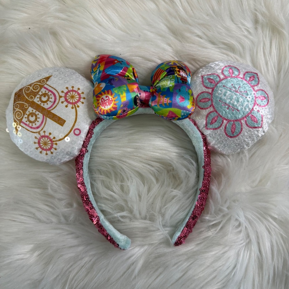 NWOT - Disney Parks - It's A Small World Mickey Ear Headband Discontinued